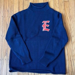 EUC J Crew roll neck sweater with great detail